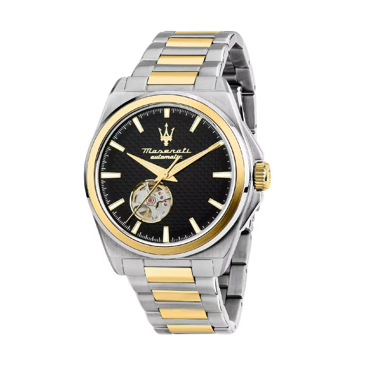 Maserati Velocita 41mm Automatic Black Dial Two Tone Stainless Steel