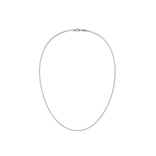 Daniel Wellington Tide Mesh Necklace Silver 1.8