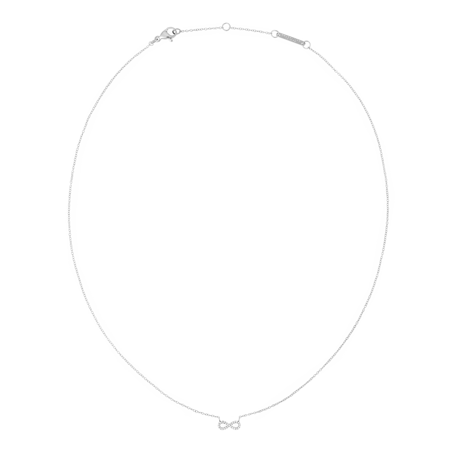 Daniel Wellington Mirelle Infinity Necklace Silver