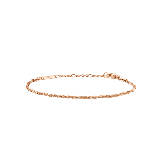 Daniel Wellington Elan Twisted Chain Bracelet Rose Gold