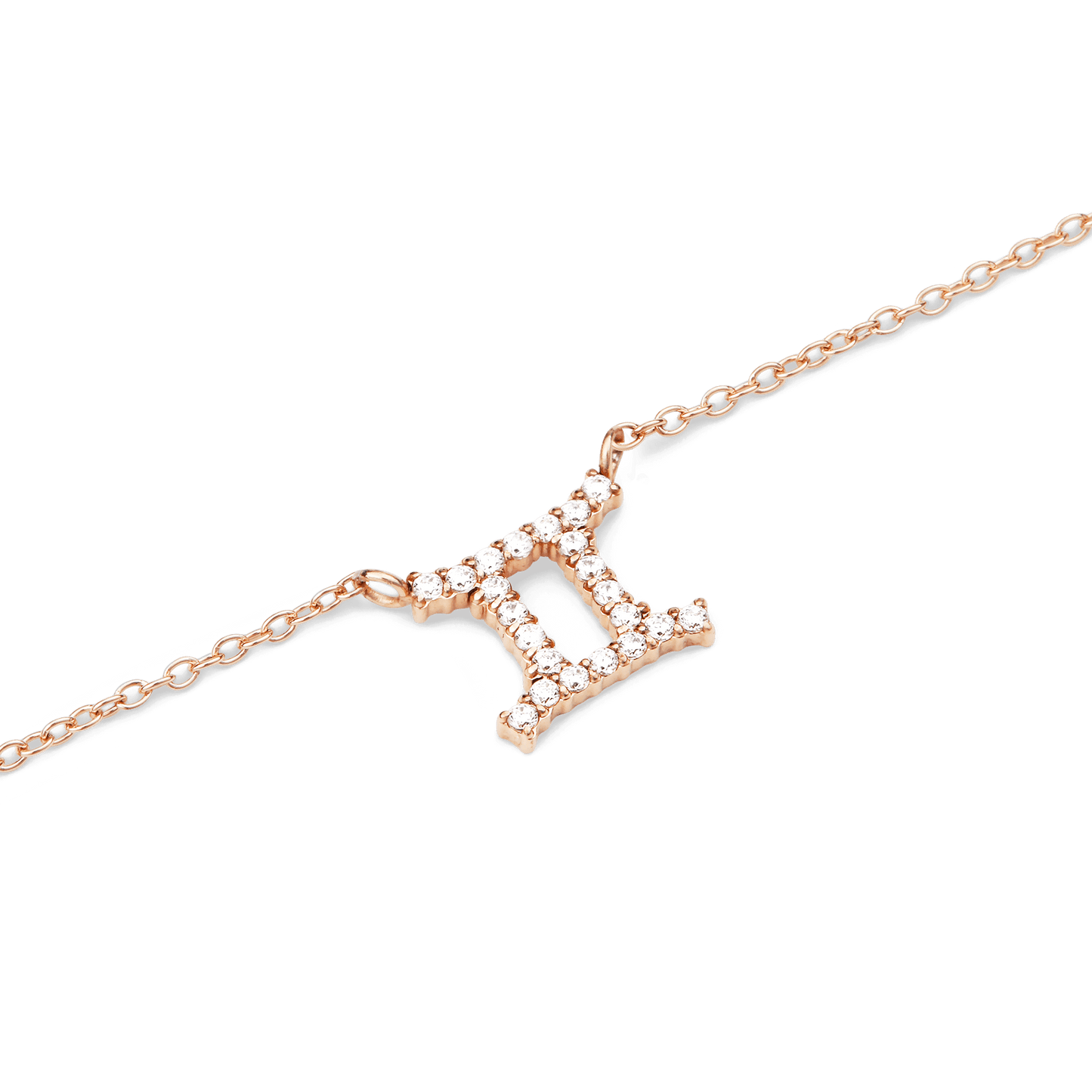 Daniel Wellington Zodiac Crystal Necklace Rose Gold