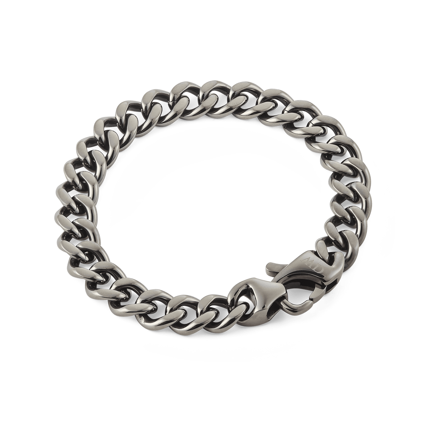 Daniel Wellington Ellipse Cuban Chain Bracelet Graphite