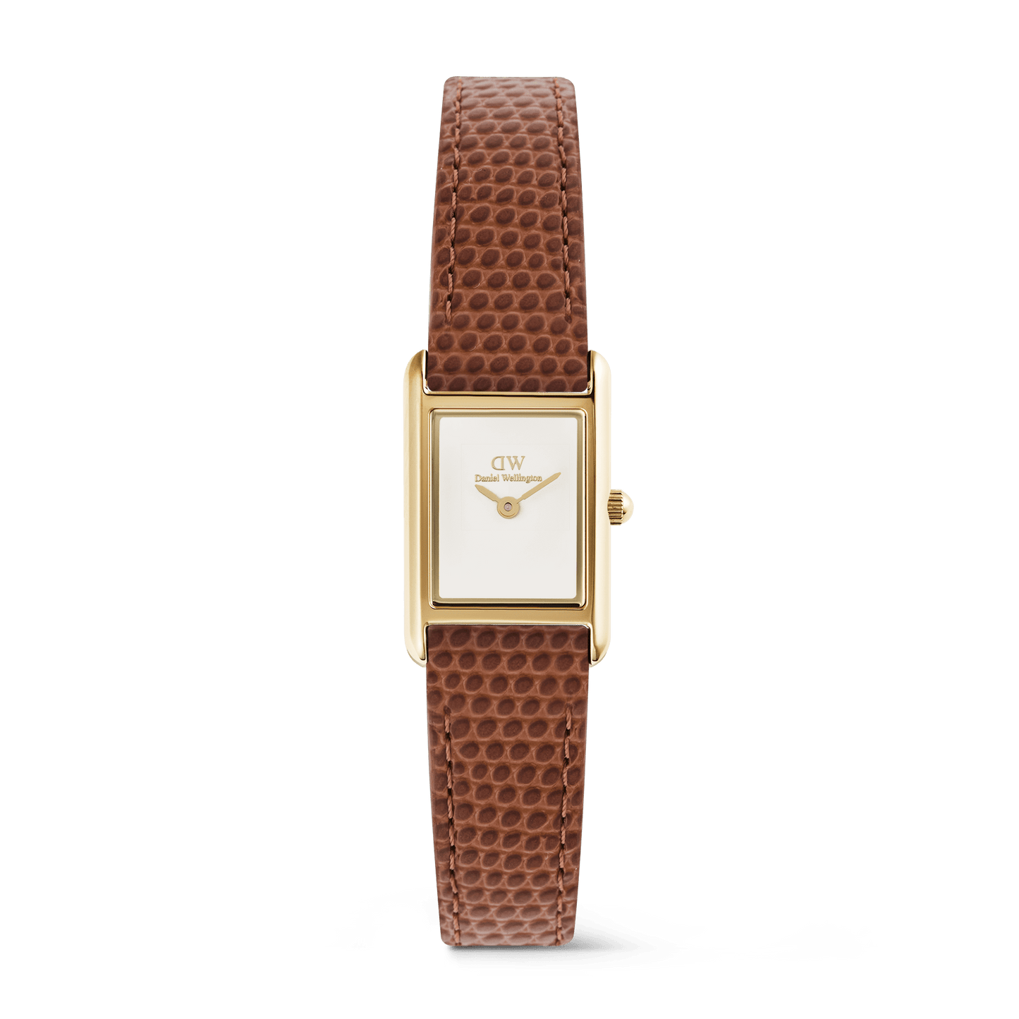 Daniel Wellington Bound Mini Light Brown Lizard Gold