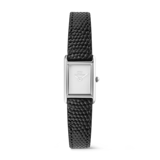 Daniel Wellington Bound Mini Black Lizard Silver
