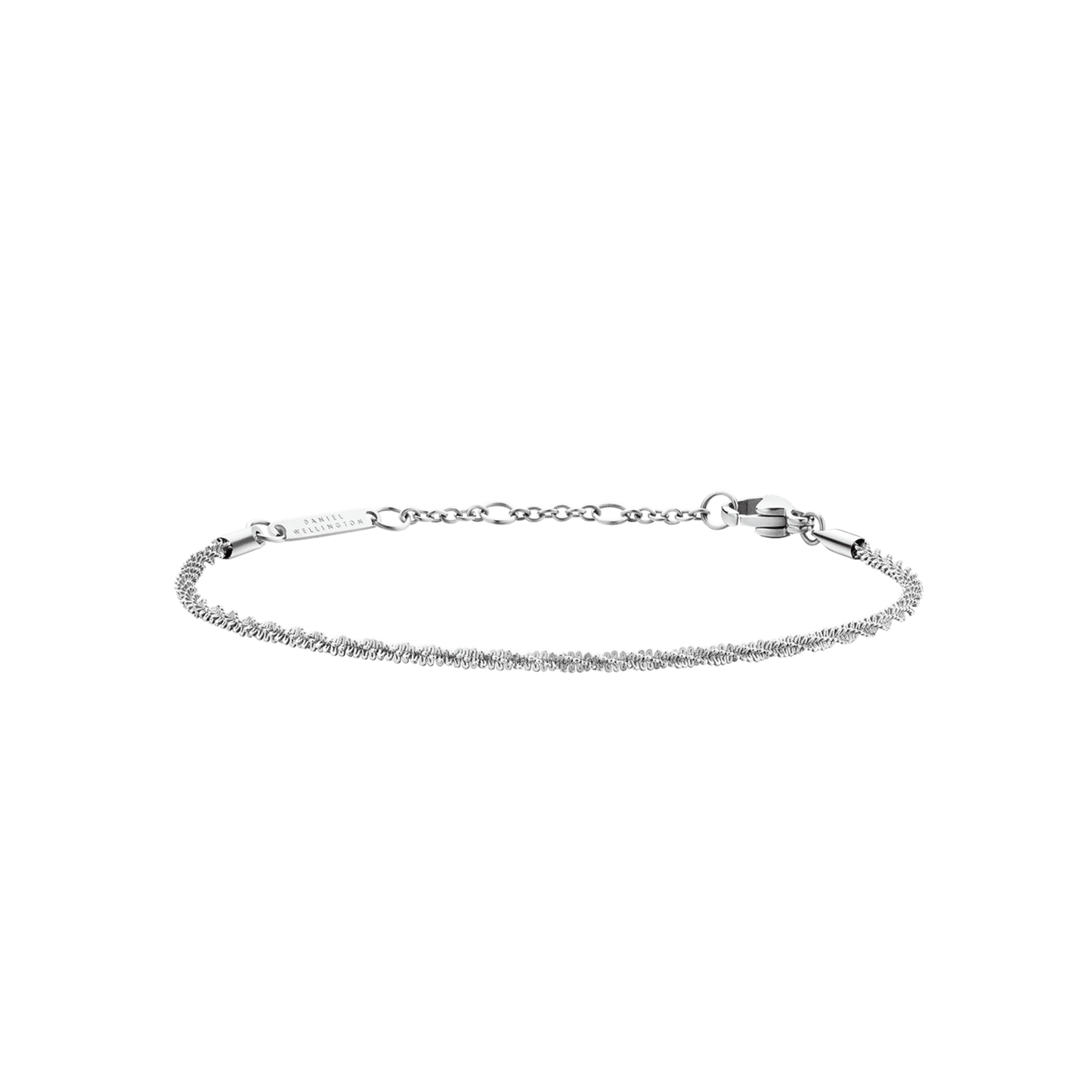 Daniel Wellington Elan Twisted Chain Bracelet Silver