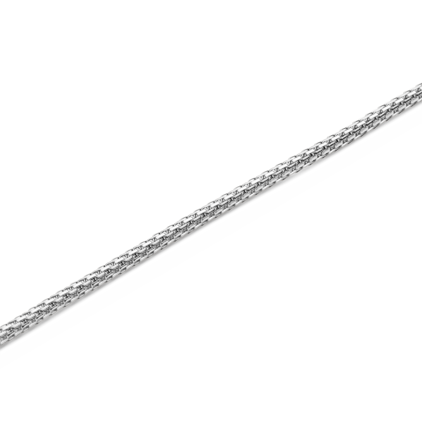 Daniel Wellington Tide Mesh Necklace Silver 1.8