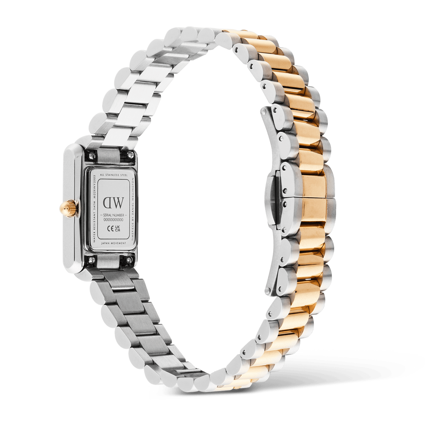 Daniel Wellington Bound Mini 3-Link Two Tone Rose Gold