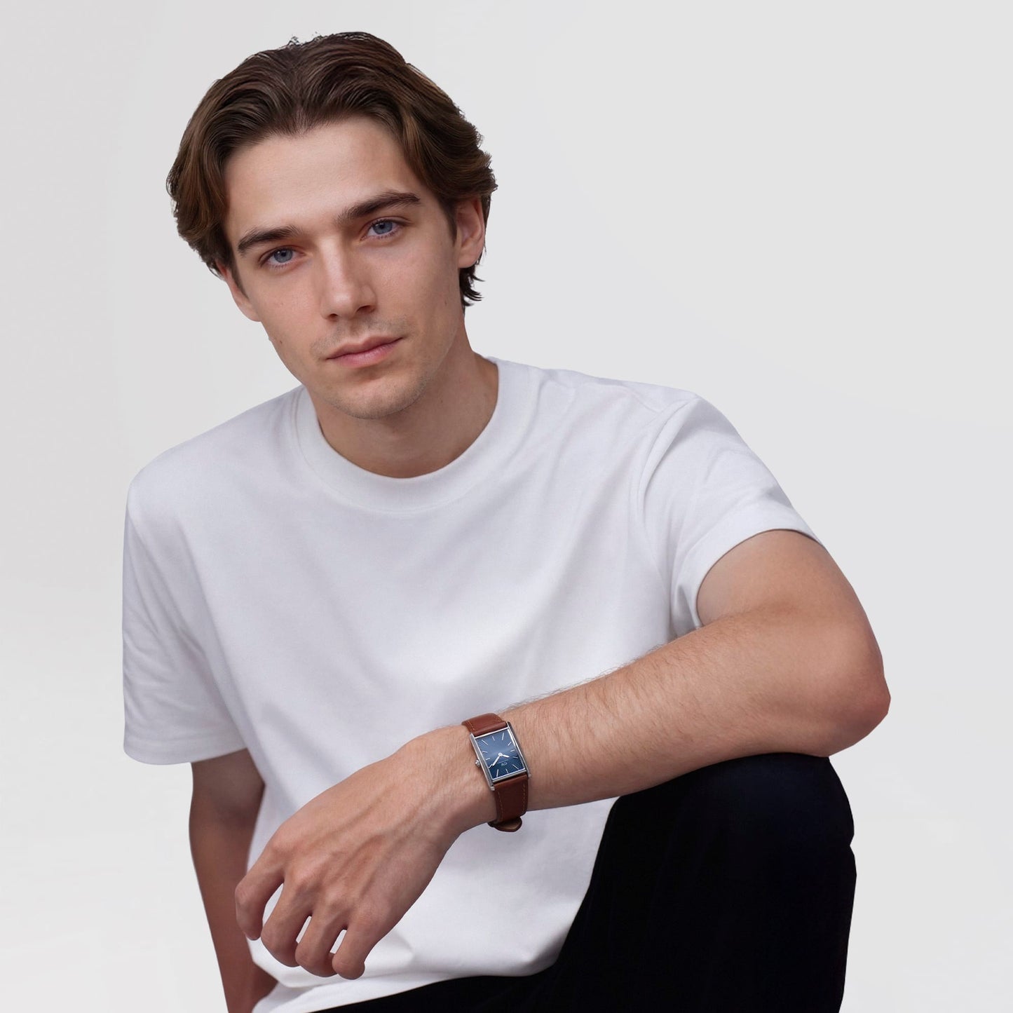 Daniel Wellington Bound Light Brown Arctic Guilloché Silver