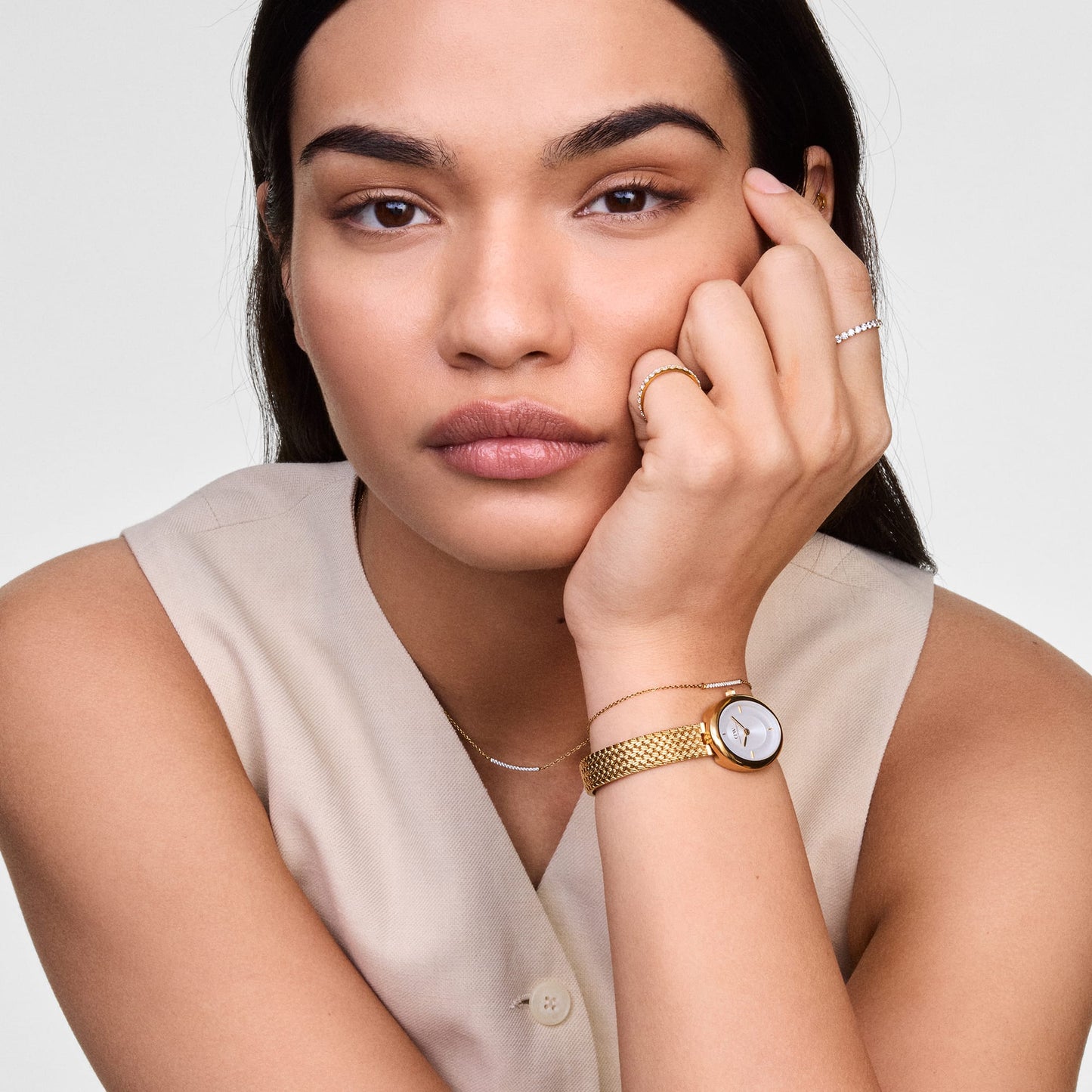 Daniel Wellington Mirelle Eternity Bracelet Gold