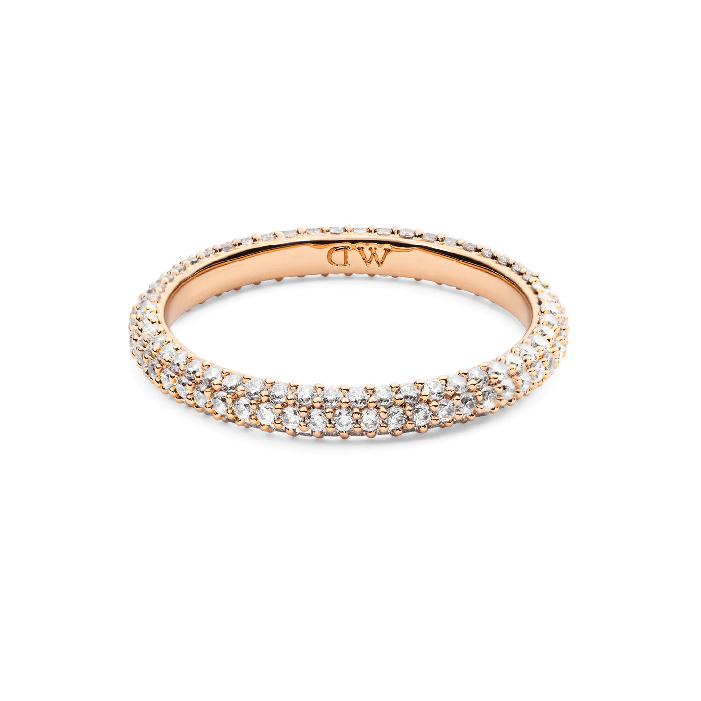 Daniel Wellington Pave Ring Rose Gold 3 mm
