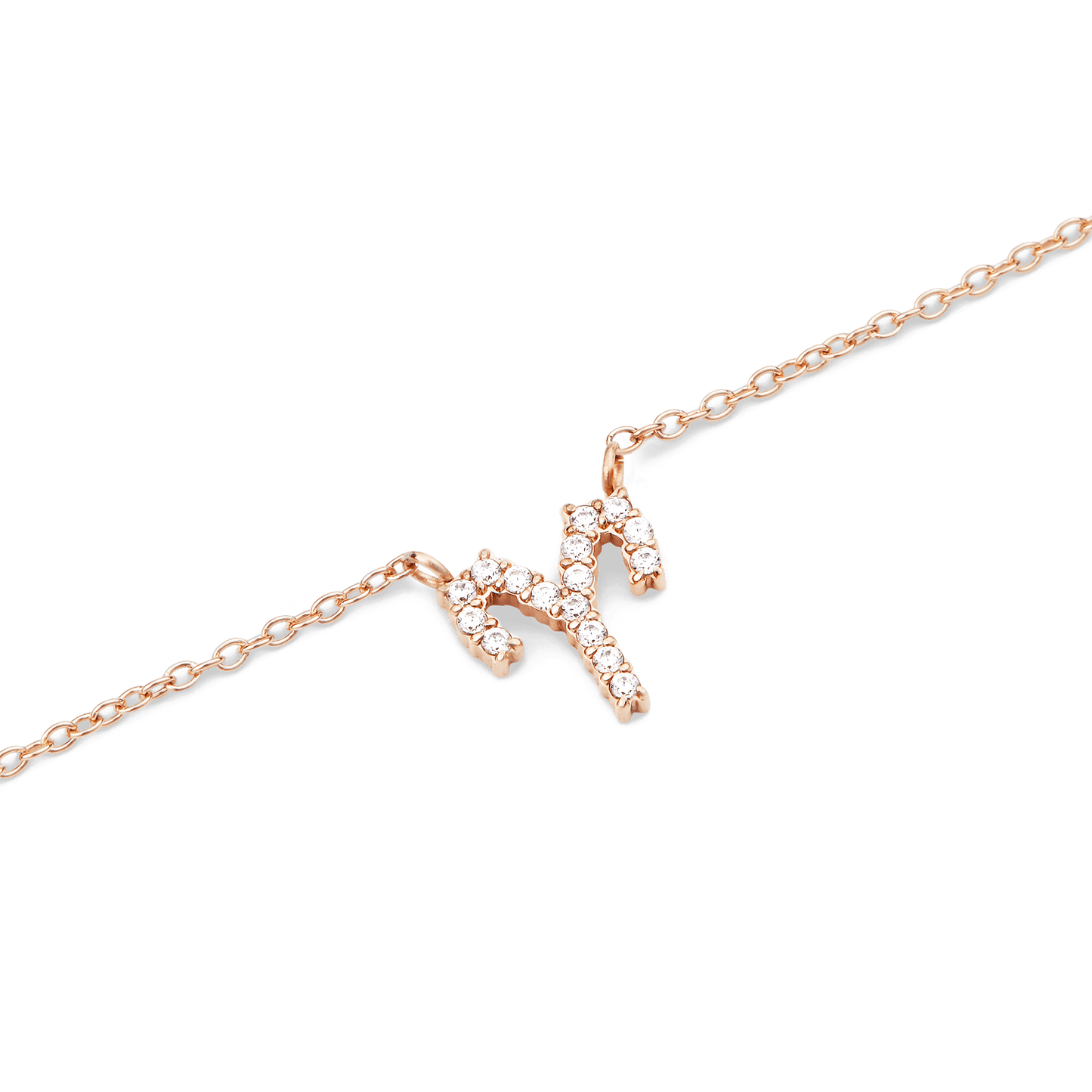 Daniel Wellington Zodiac Crystal Necklace Rose Gold