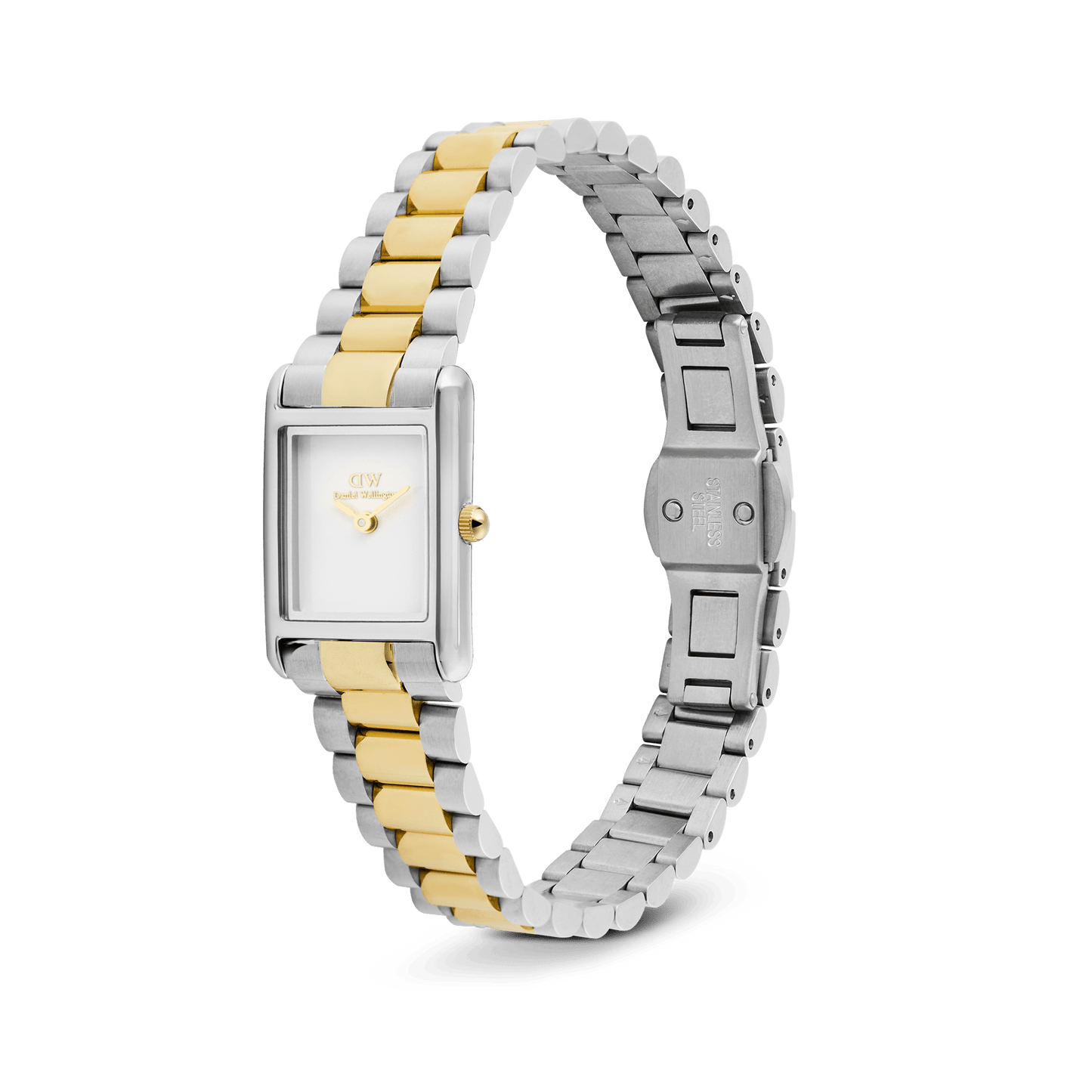 Daniel Wellington Bound Mini 3-Link Two Tone Gold