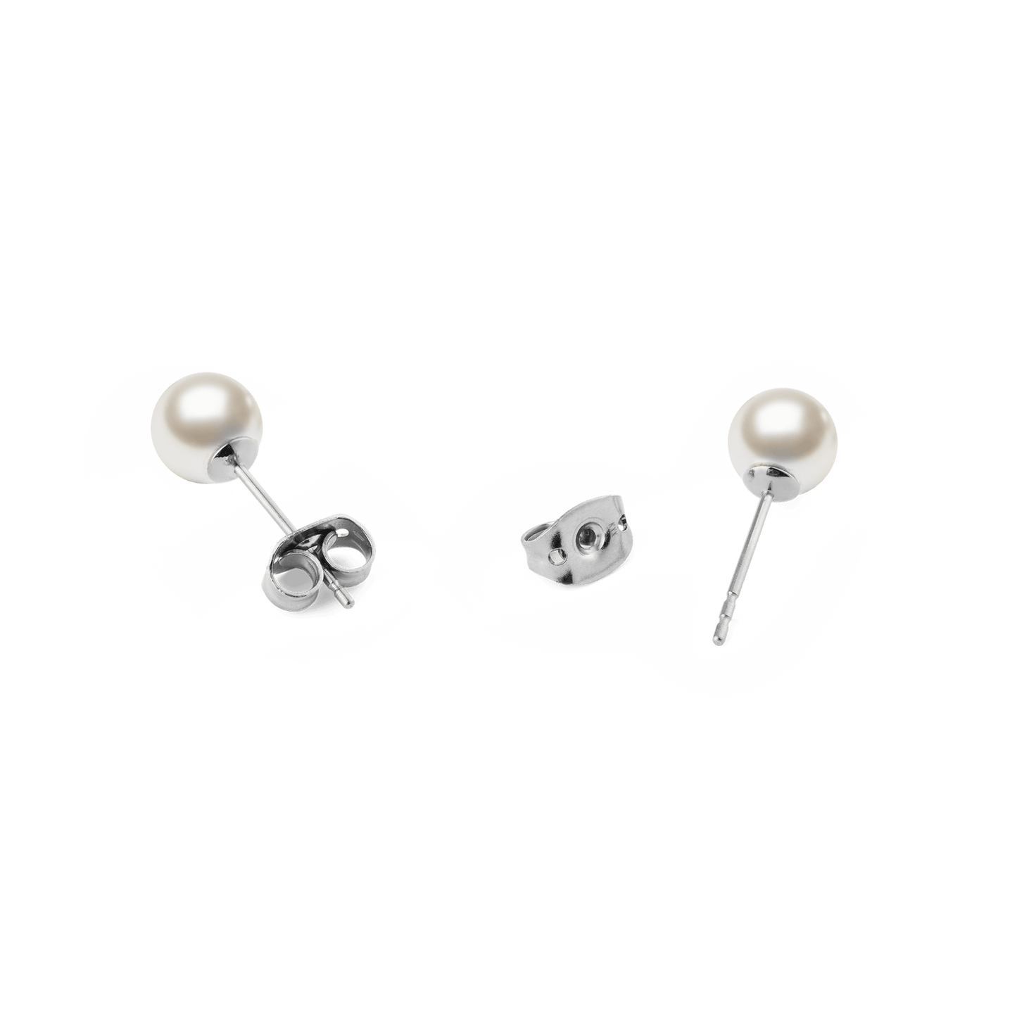 Daniel Wellington Pearl Stud Earring Silver