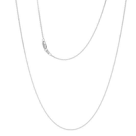 Diamond Cut Squared Edge Forzatina 1.3mm Cable Link Chain, 50cm.