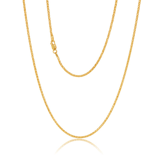 Forlì 1.7m Round Magic Diamond Cut Wheat Link, 50cm
