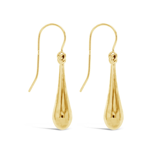 Classic Tear Drop Earrings in 9ct Yellow Gold