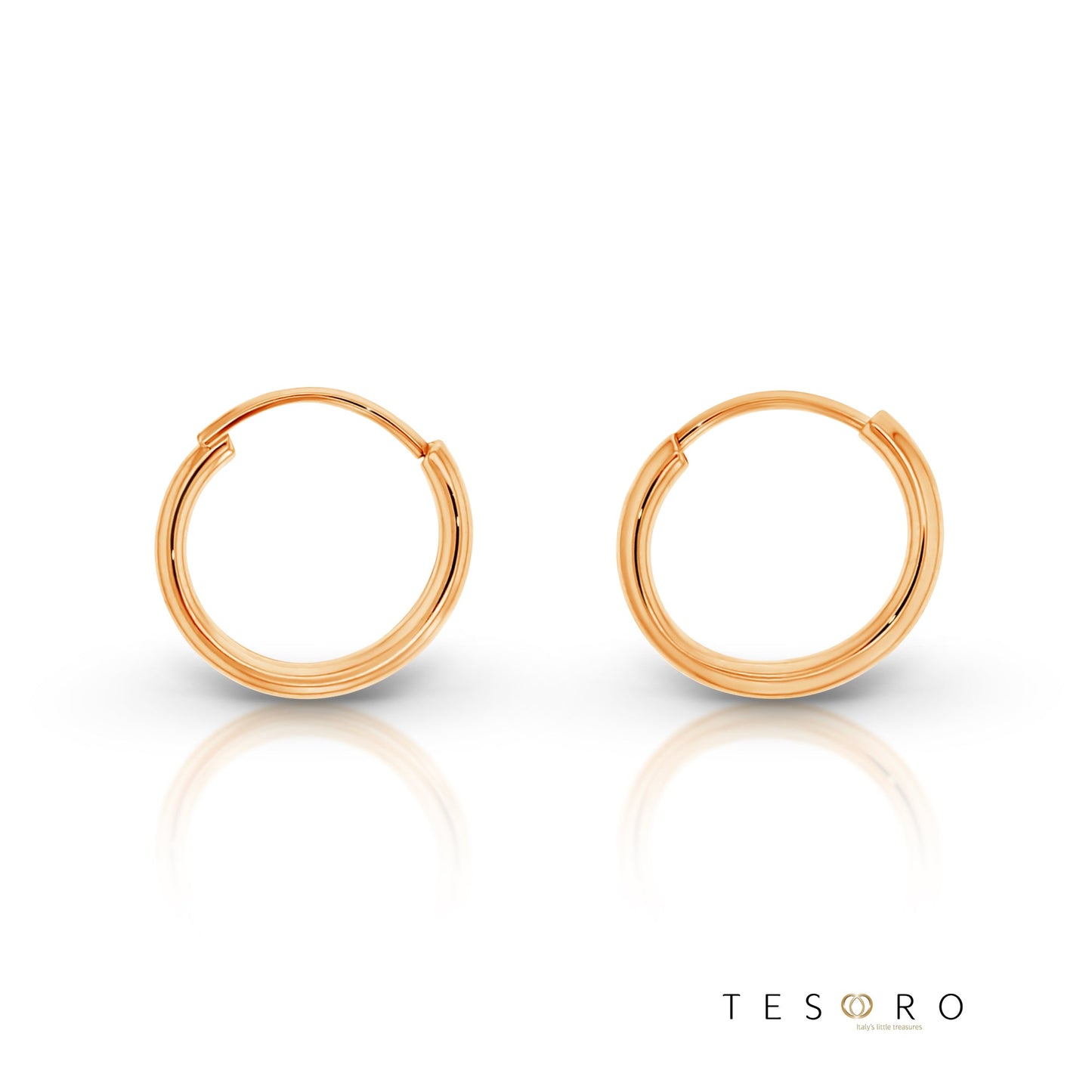 Marche 10mm Plain Sleeper Earrings