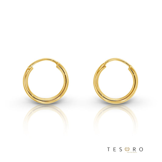 Marche 10mm Plain Sleeper Earrings