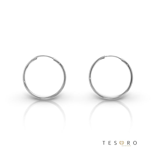 Marche 20mm Plain Sleeper Earrings